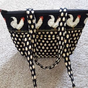 Vera Bradley Chanticleer/Rooster/Egg tote bag